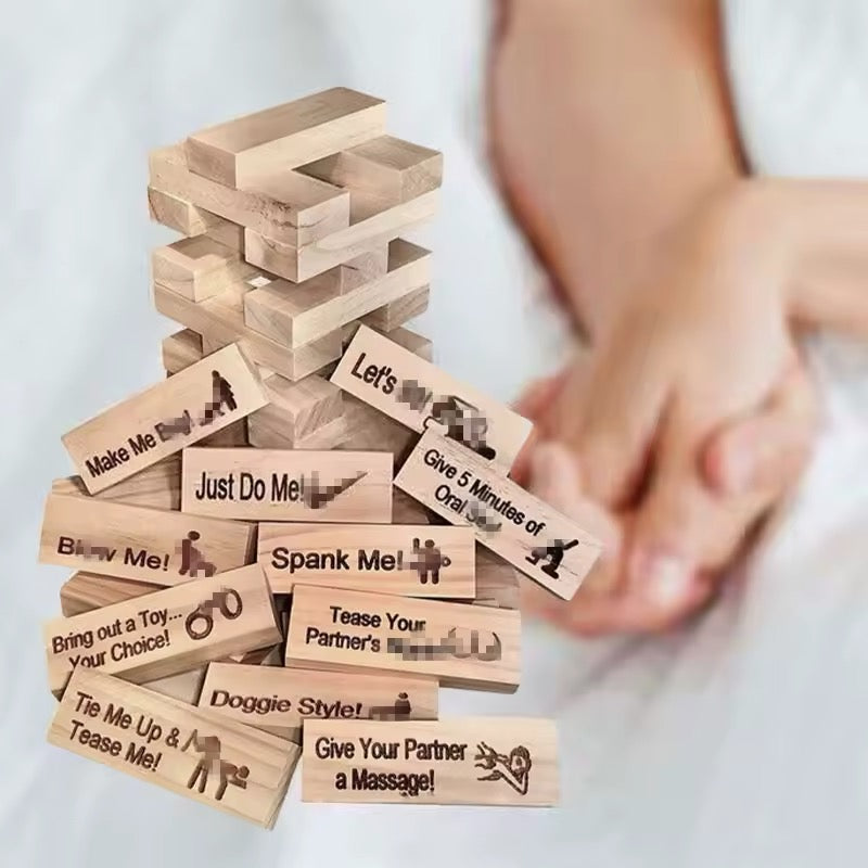 Wooden Tower Game - Date Night